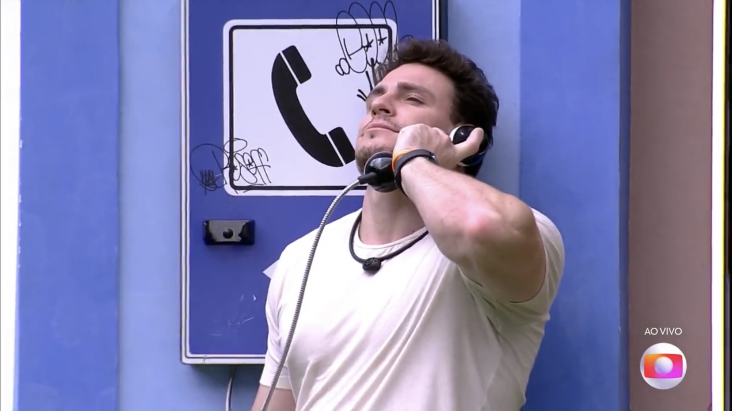 Imagem do post BBB 23: Gustavo atende ao Big Fone e está no paredão com Bruno