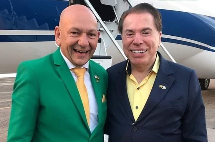 Luciano Hang e Silvio Santos