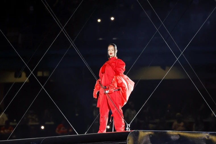 Rihanna no Super Bowl 2023 - Foto: Reprodução