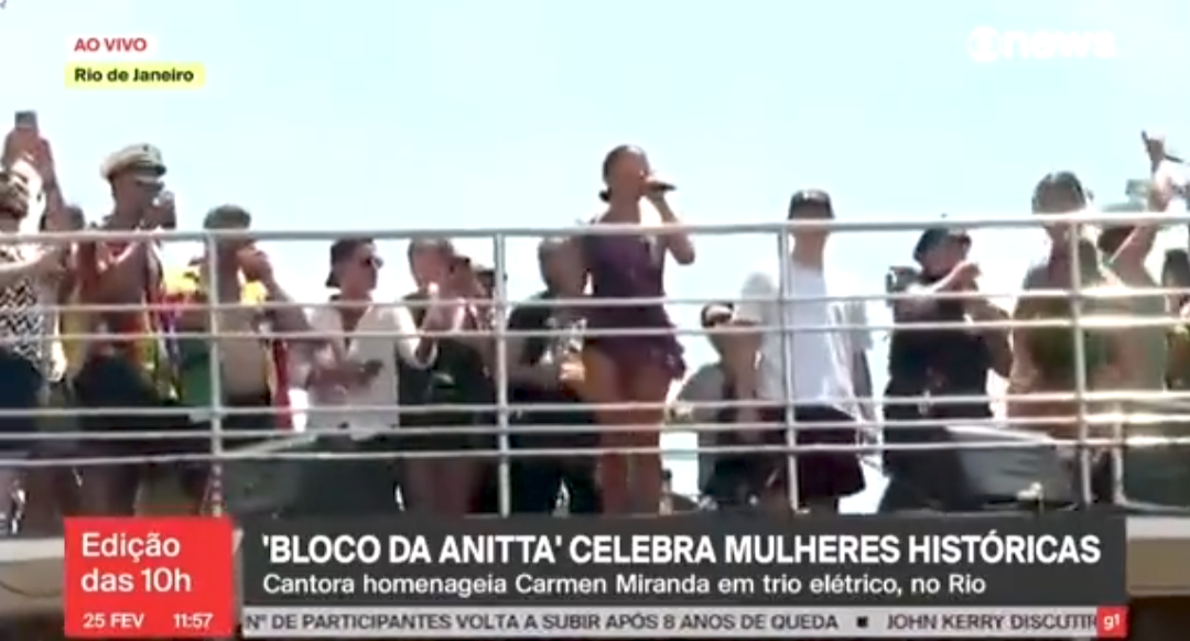 “Todo mundo com o priquito cheiroso”, dispara Anitta ao vivo na Globo