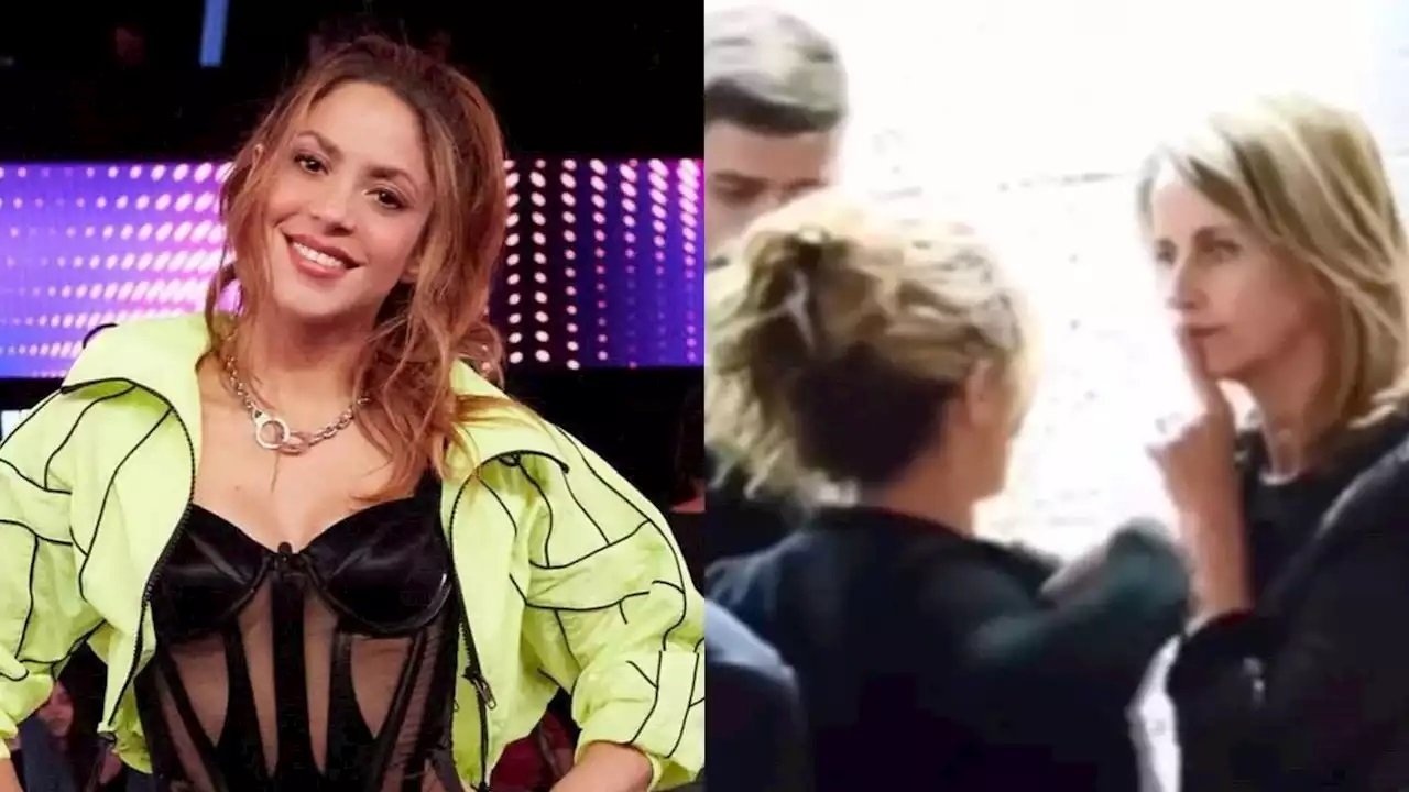 Vídeo mostra mãe de Piqué apertando rosto de Shakira; veja