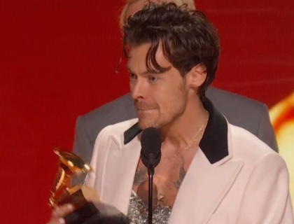 Imagem do post: VÍDEO: Pessoas deixam Grammy durante discurso do Harry Styles, em ‘álbum do ano’ e gritam nome de ‘Beyoncé’