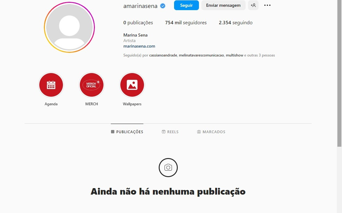 Vem aí, nova era! Marina Sena faz um apagão nas redes sociais