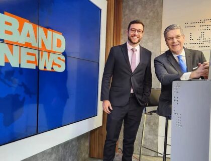 Imagem do post: BandNews TV completa 22 anos no ar com conquistas de Ibope