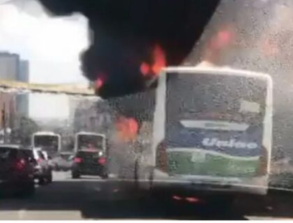 Imagem do post: Homem coloca fogo em ônibus no RJ e deixa feridos; veja vídeo