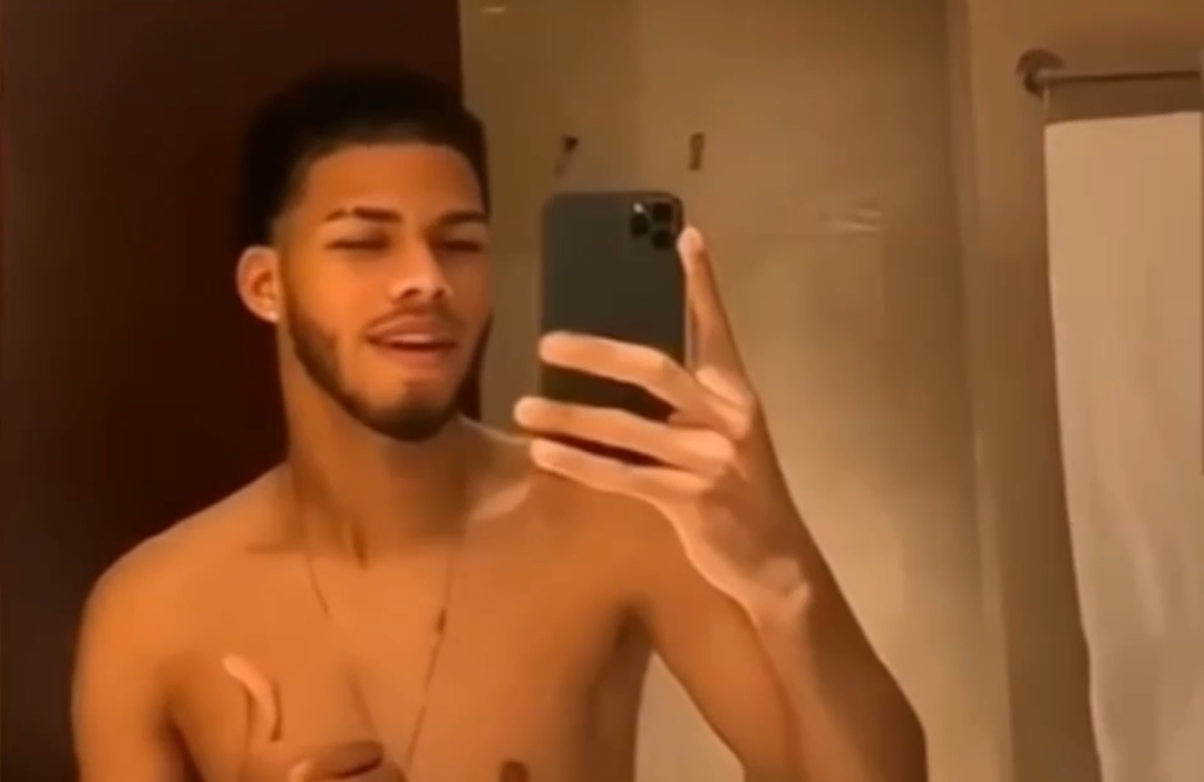 Imagem do post Vaza nude de Nathan Santos, jogador do Santos