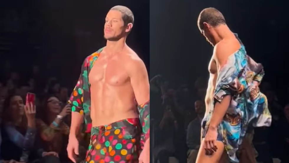 José Loreto surge de sunga fio-dental atoladíssina e agita fãs