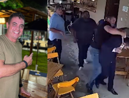 Imagem do post: VÍDEO | Ex-BBB Dhomini é filmado agredindo homens em bar de Goiânia