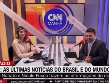 Imagem do post: Teto da CNN Brasil cai na cabeça de apresentadores ao vivo; veja vídeo