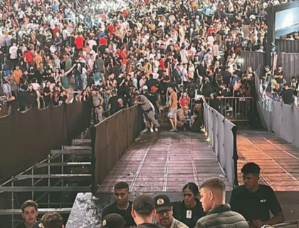 Imagem do post: Rampa desaba durante o Festival Rap Mix deixa mais de 10 feridos; veja vídeo