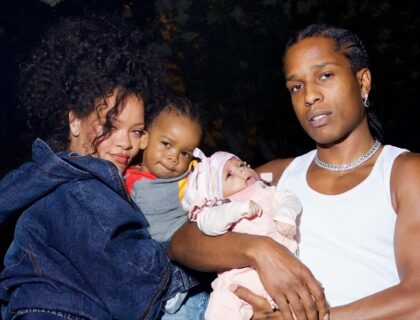 Imagem do post: Rihanna e A$AP Rocky mostram pela primeira vez foto de Riot, segundo filho do casal