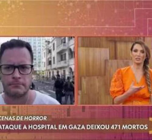 Imagem do post: Repórter da Globo enviado para cobrir guerra em Israel relata pânico: “Preciso Correr”