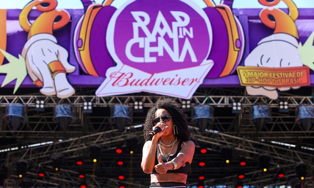 Negra Li no Rap in Cena - Foto: @caro.lina.crln