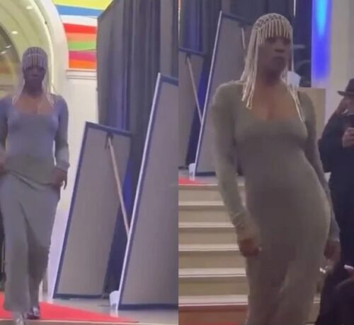 Imagem do post: Em vídeo viral, desfile ‘vira’ velório e choca internautas com interação entre modelo e corpo de designer