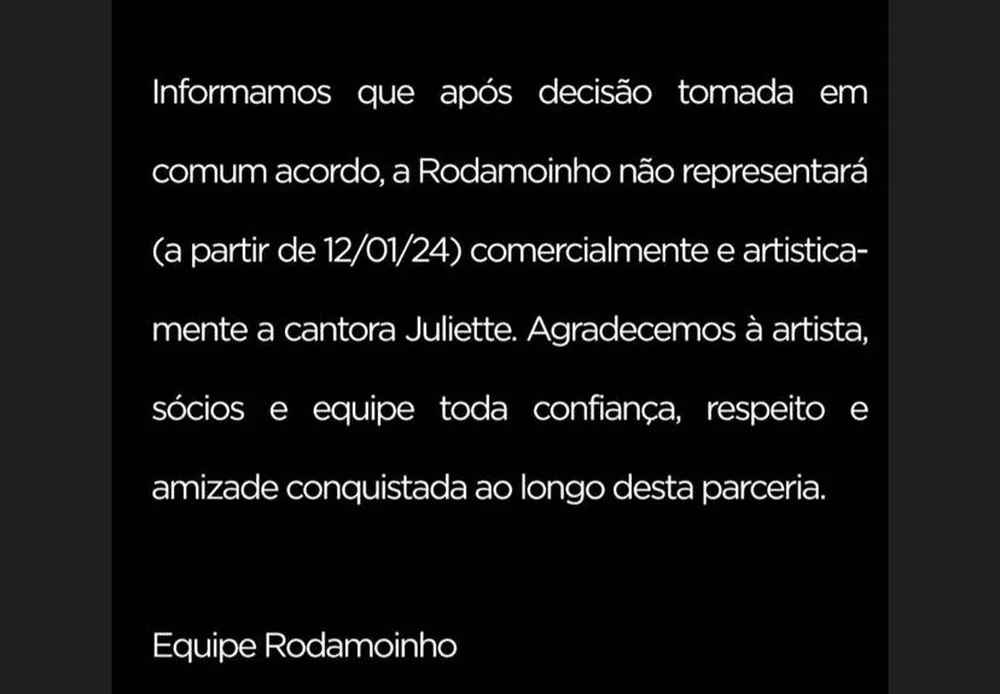Juliette deixa a empresa fundada por Anitta: 'Comum acordo' 52 Juliette deixa a empresa fundada por Anitta: 'Comum acordo'