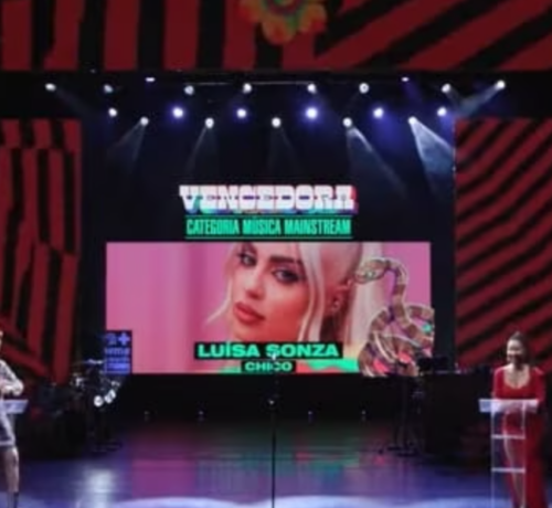 Imagem do post: Climão: Luísa Sonza vence prêmio por música do ex e não sobe ao palco; veja vídeo