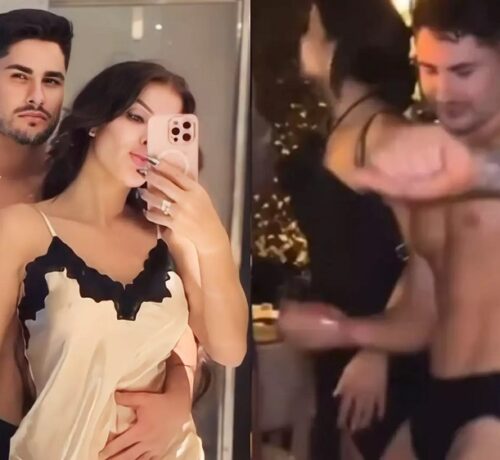 Imagem do post: Namorada dá ‘chega pra lá’ em Lucas Souza após flagrá-lo sensualizando com outro homem; veja vídeo