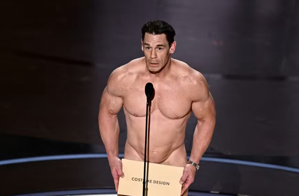 Imagem do post Vídeo: John Cena surge pelado no palco do Oscar 2024