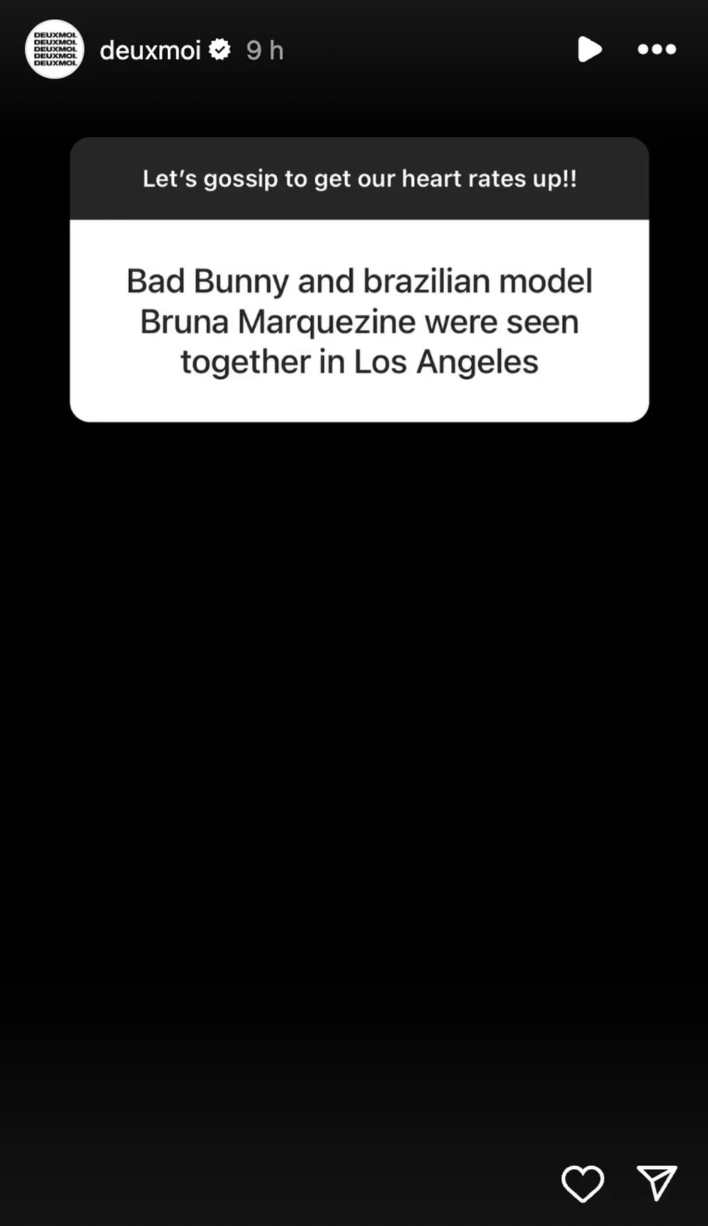 Bruna Marquezine estaria vivendo affair com Bad Bunny, diz rumor