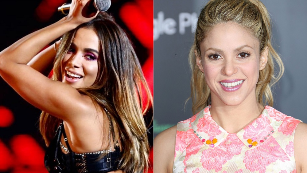 shakira grava clipe com anitta