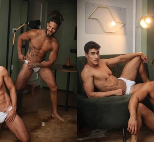 Imagem do post: Juninho Motoboy e Henrique Martins agitam a web com ensaio sensual juntos; veja