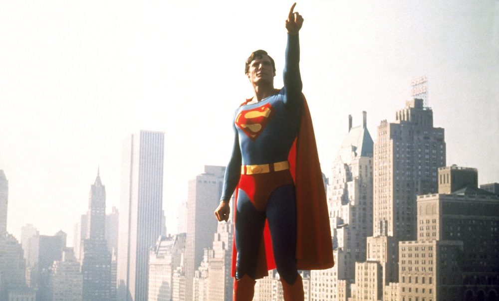 SUPERMAN, Christopher Reeve, 1978. ©Warner Brothers/courtesy Everett Collection