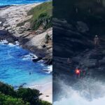 Imagem do post: “Festival de c#”? Homens são flagrados fazendo suruba em praia de Búzios, no RJ; veja