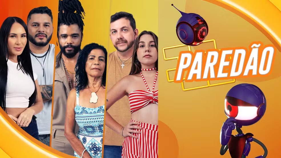 Arleane e Marcelo, Diogo Almeida e Vilma e Edilberto e Raissa formam o primeiro paredão do BBB 25