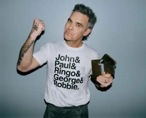 Imagem do post: Com 15 álbuns no 1º lugar das paradas, Robbie Williams se iguala aos Beatles