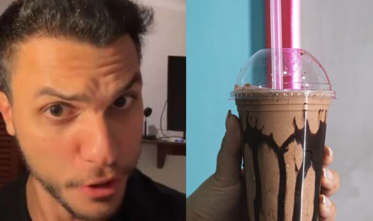 Homem vai à justiça após tomar urina de influencer dentro de milkshake