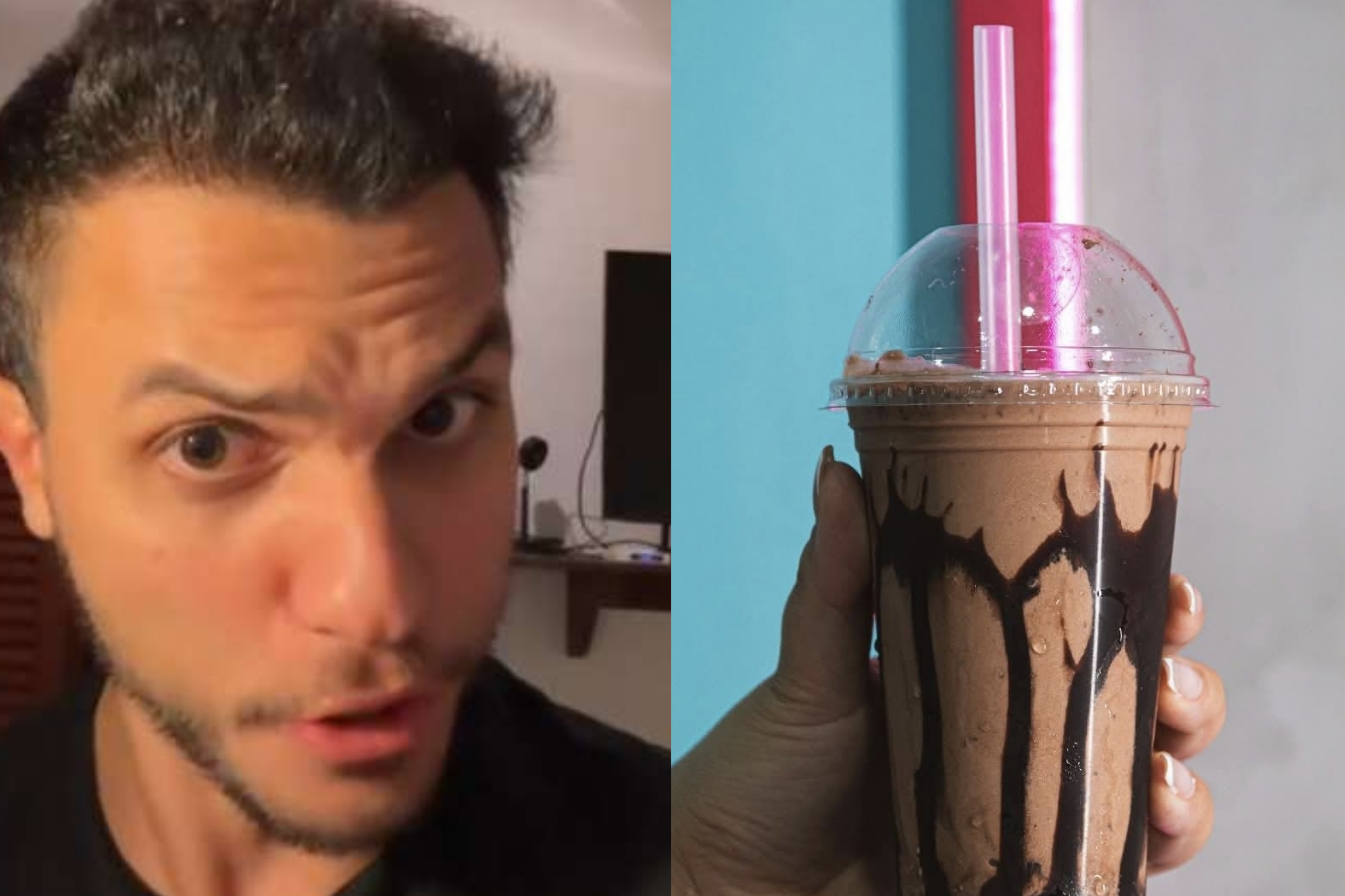 Imagem do post Homem vai à justiça após tomar urina de influencer dentro de milkshake