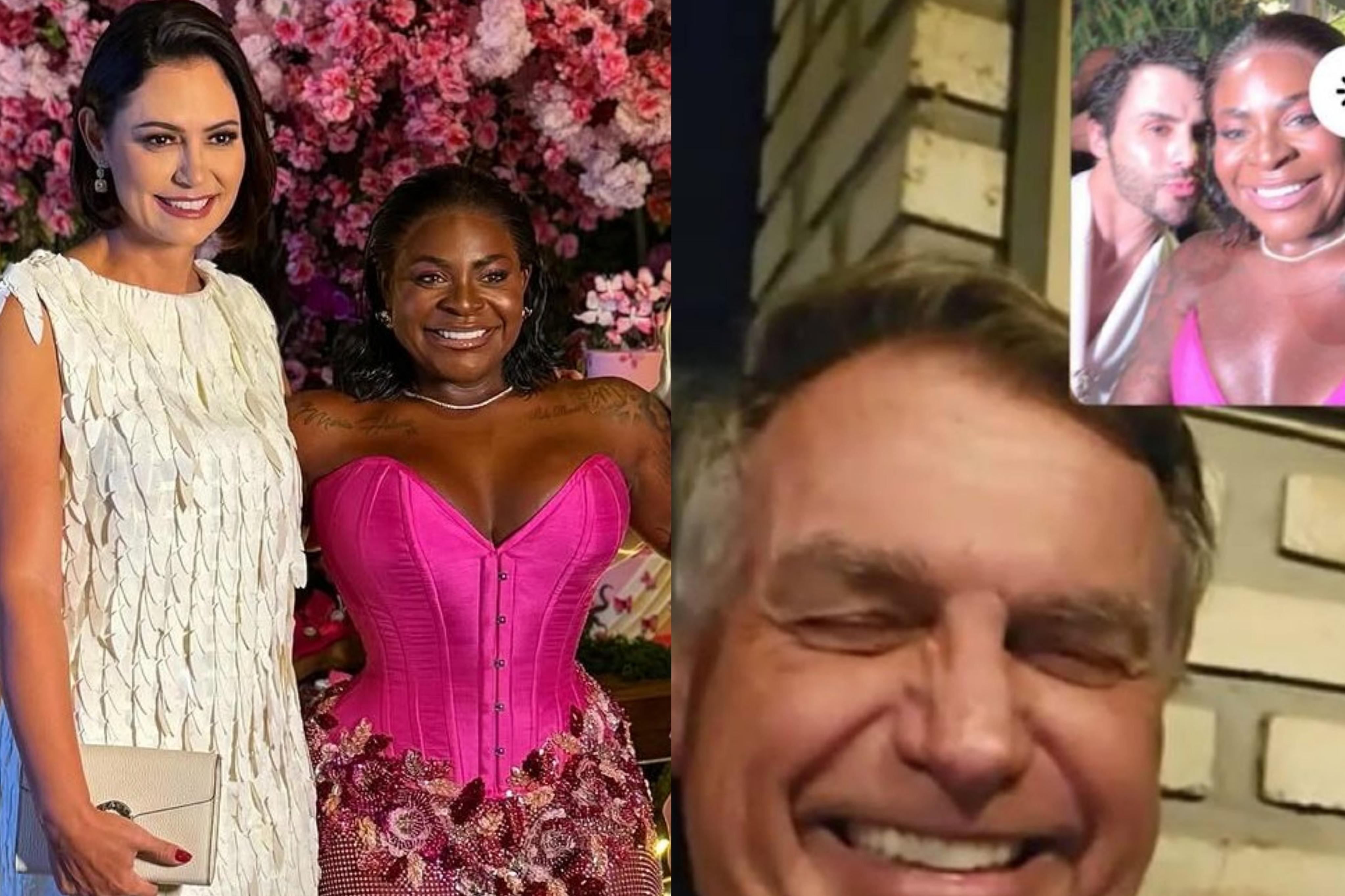 Imagem do post Em aniversário, Jojo Todynho recebe Michelle Bolsonaro, fala com ex-presidente e internet ironiza presente: “Foi jóia?”