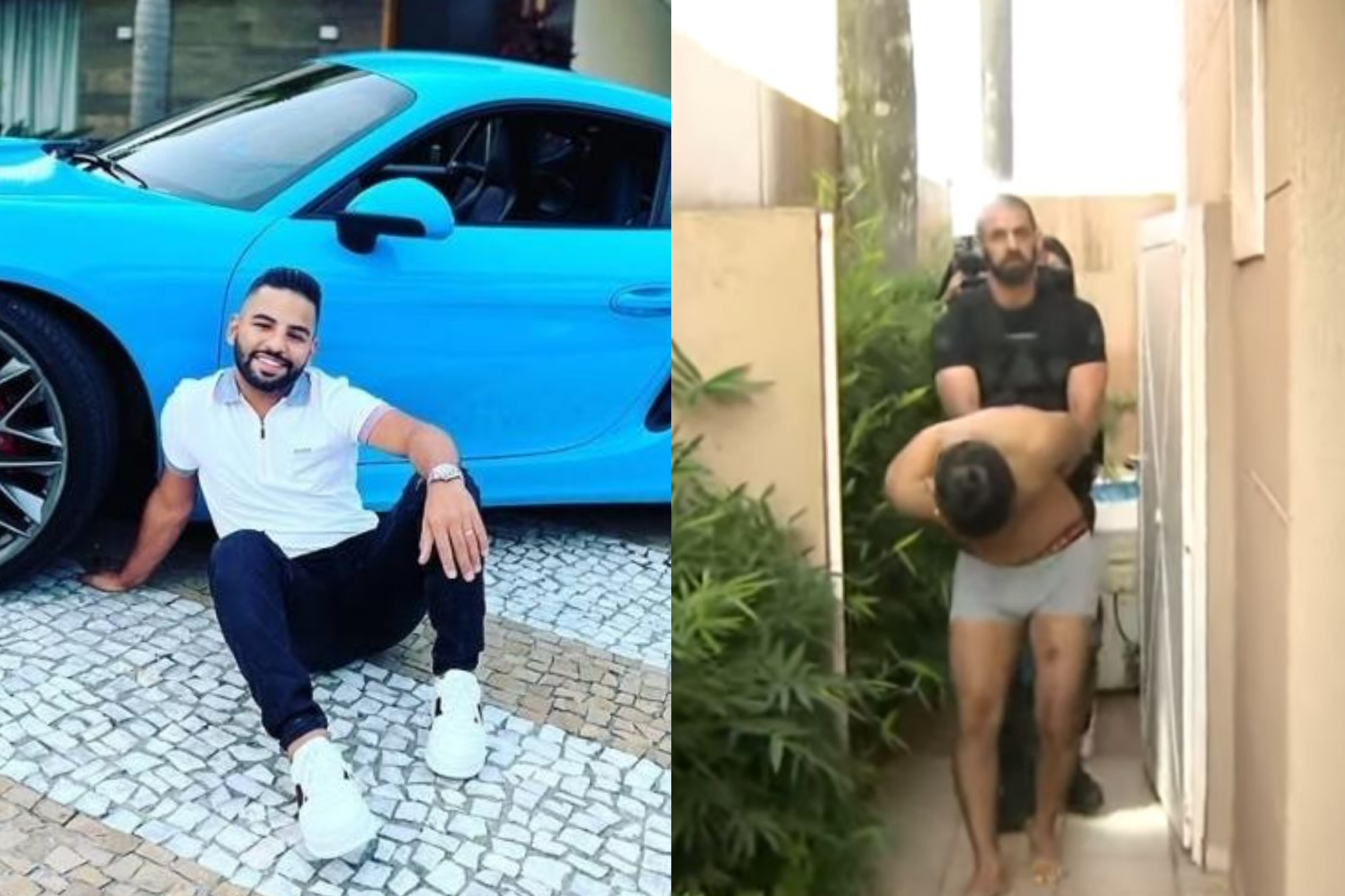 Imagem do post Influencer acusado de golpes recebe visita da polícia e acaba sendo preso de cueca