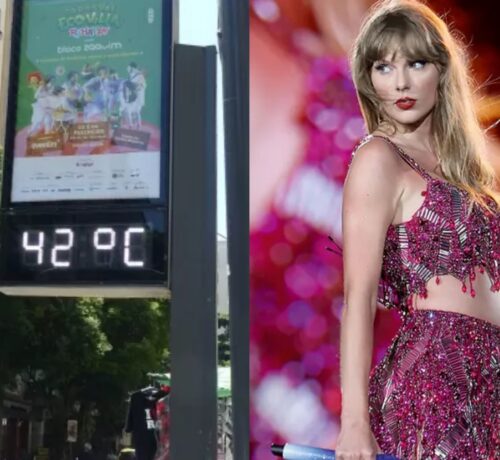 Imagem do post: Acima dos 40°! Morte de fã em show de Taylor Swift fez Rio de Janeiro adotar protocolos de calor