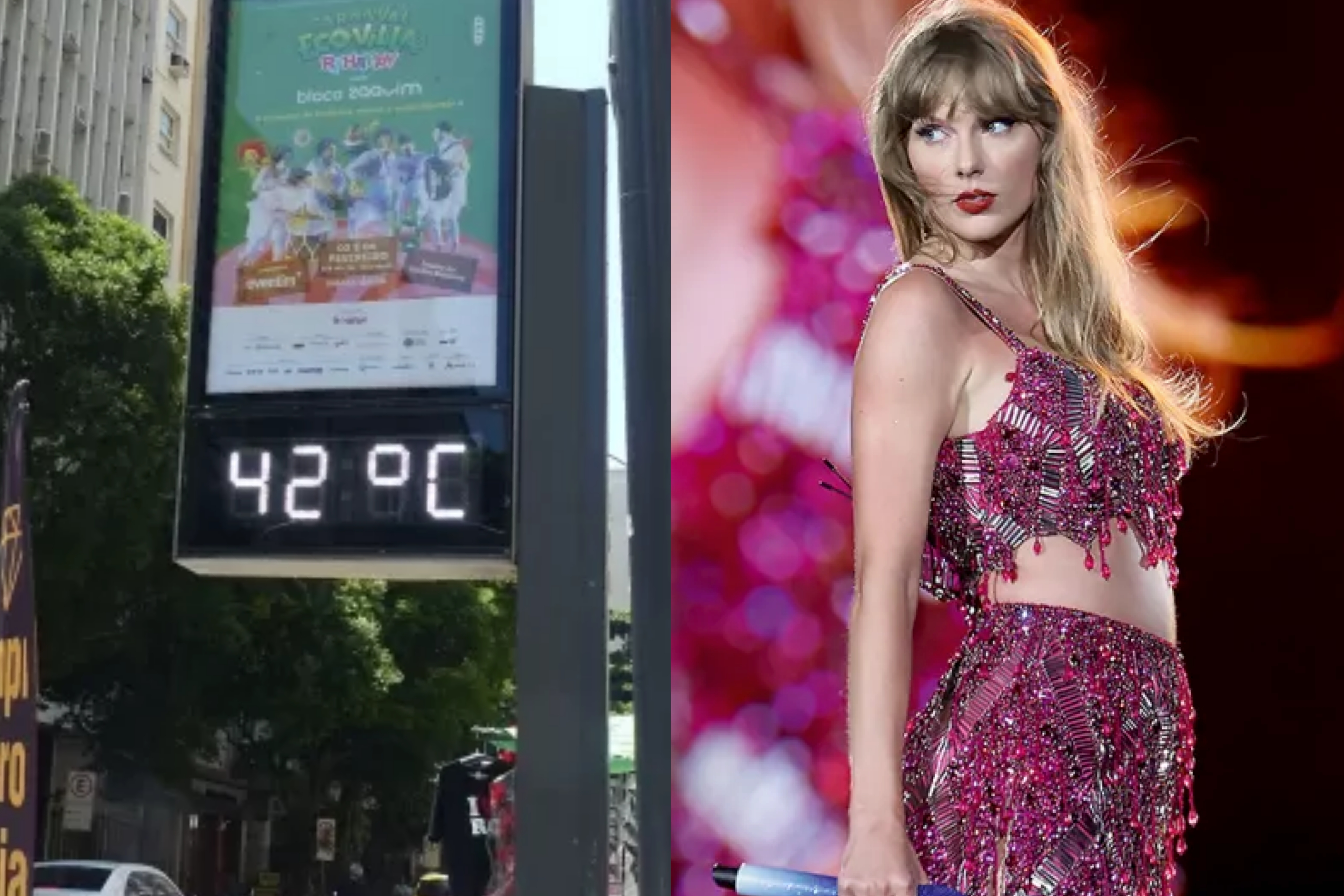 Imagem do post Acima dos 40°! Morte de fã em show de Taylor Swift fez Rio de Janeiro adotar protocolos de calor