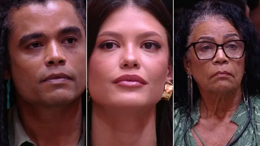 BBB 25: Diogo Almeida, Vilma e Vitória Strada estão no 6º paredão