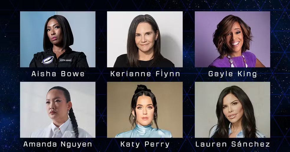 Katy Perry participará de missão espacial com tripulação feminina