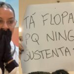 Imagem do post: “Flopado”, “ninguém vê”, “jogo ruim” e “falsa”; produção do BBB tenta impedir cartazes negativos para Renata