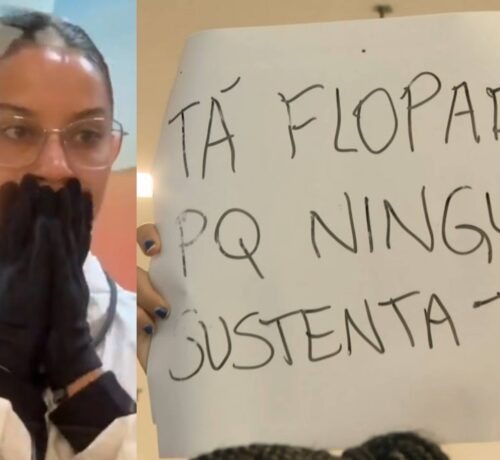 Imagem do post: “Flopado”, “ninguém vê”, “jogo ruim” e “falsa”; produção do BBB tenta impedir cartazes negativos para Renata