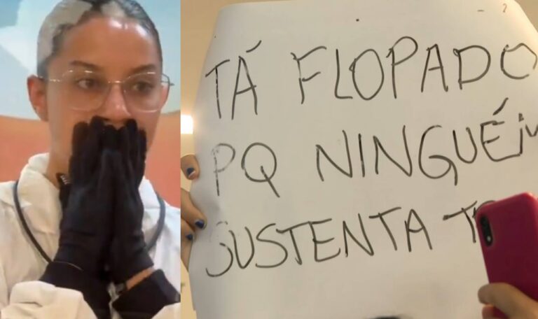 "Flopado", "ninguém vê", "jogo ruim" e "falsa"; produção do BBB tenta impedir cartazes negativos para Renata