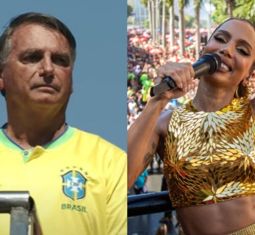 Imagem do post: Bolsonaro reúne 20 mil pessoas em ato no Rio e é comparado a bloco de Anitta, que levou mais de 1 milhão