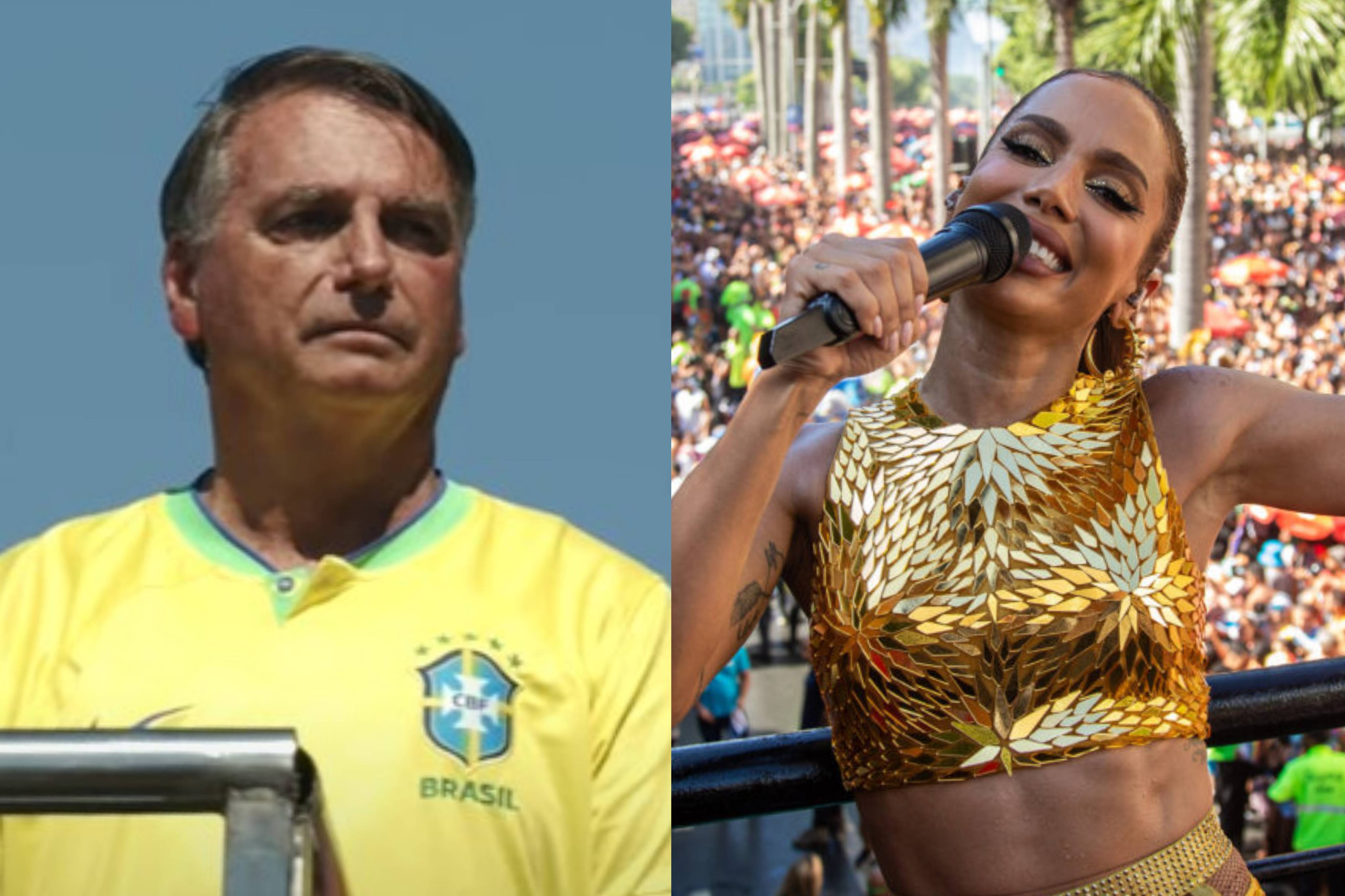 Bolsonaro reúne 20 mil pessoas em ato no Rio e é comparado a bloco de Anitta, que levou mais de 1 milhão