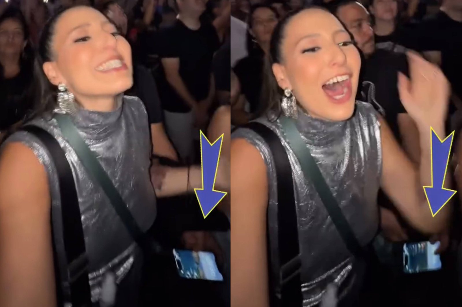 VÍDEO: Influenciadora grava o próprio furto de celular durante show no Lollapalooza