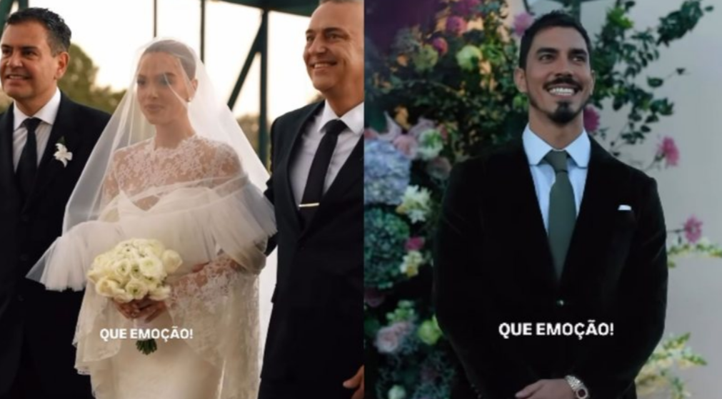 Giovanna Lancellotti e Gabriel David se casam em fazenda no interior de SP; veja fotos