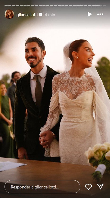 Giovanna Lancellotti e Gabriel David se casam em fazenda no interior de SP; veja fotos