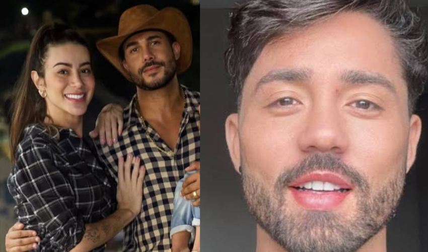 Bate-boca nas redes: namorado de Apoline rebate críticas de Rico Melquiades com alfinetada