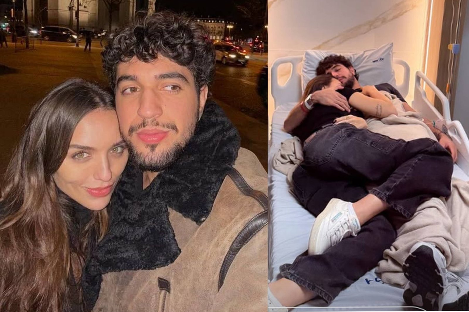 Grávida, Rafa Kalimann surge em cama de hospital ao lado de Nattan: "Cuidando do meu bichinho"