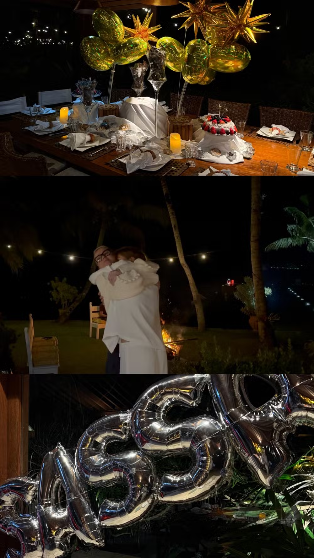 Sasha Meneghel completa 27 anos com direito a 'festinha' e homenagens de Xuxa e Luciano Szafir