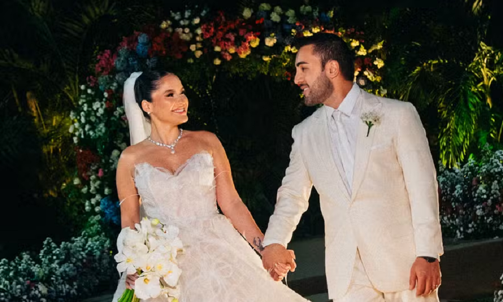 Rod Melim se casa com a namorada, Joyce — Foto: Divulgação/Brunini