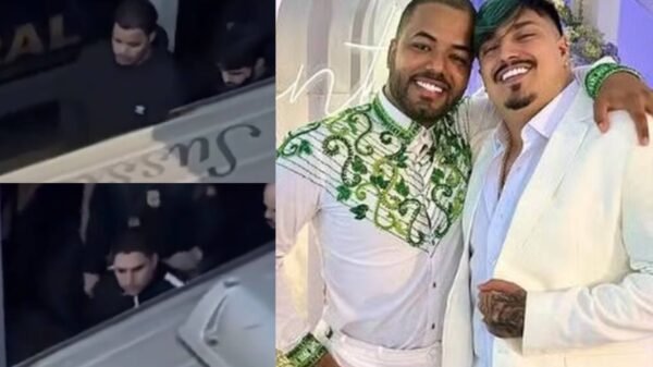 Hytalo Santos e companheiro surgem irreconhecíveis durante transferência para presídio em João Pessoa; veja vídeo